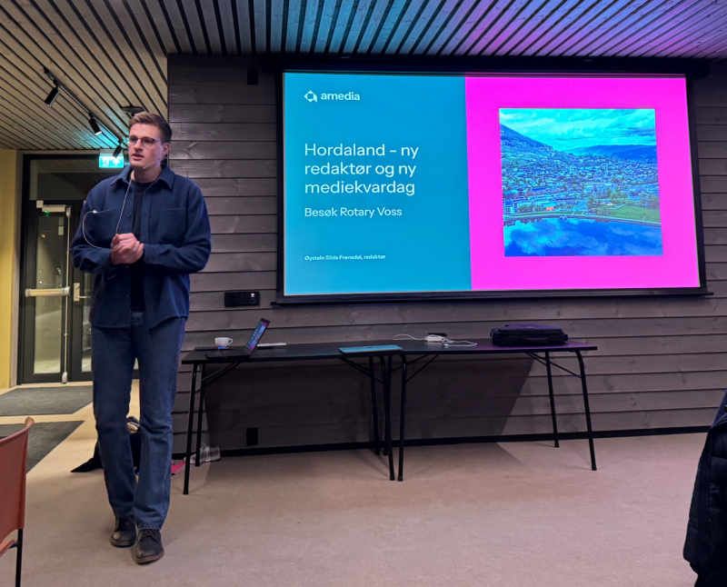 Avisa-Hordaland på besøk i Rotaryklubben